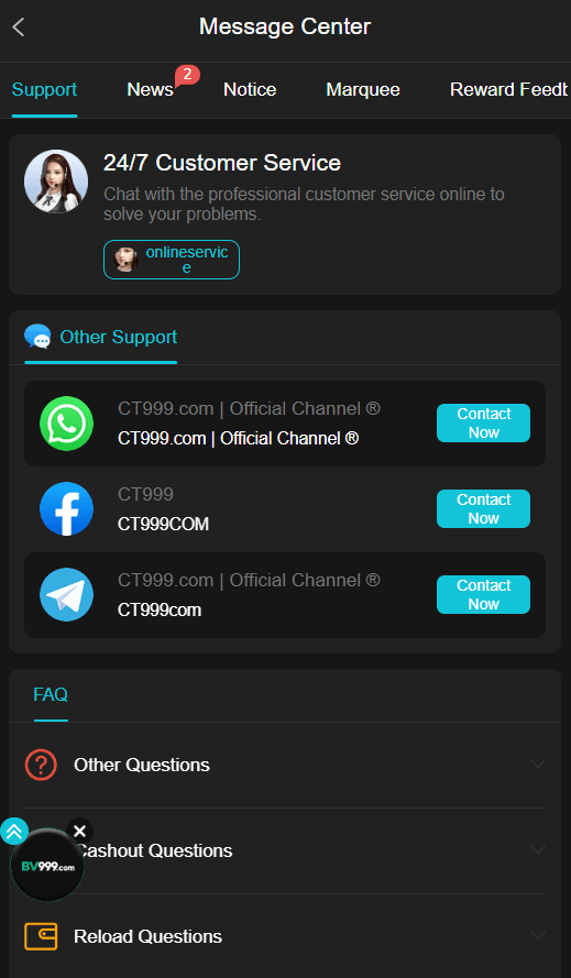 CT999 Gaming Platform - Game 6
